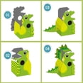 thumbnail image 3 of 3D Head Wall, DIY Papercraft Head Decorativo Wall Papercraft 3D Tyrannosaurus Rex Paper Trophy (Verde) Xemadio LN-2470, 3 of 5