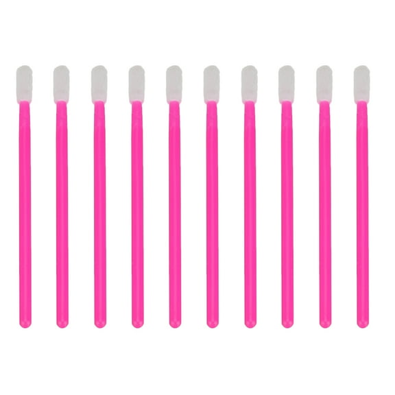 Pretyzoom Professional Rosy Lip Brush for Gentle Makeup Application 100Pcs