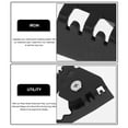 thumbnail image 3 of RENACLIPY Motorcycle Rear Brake Extension Pedal Ergonomic Design Black 1 Set, 3 of 6