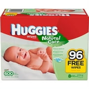 Huggies Natural Care Baby Wipes Plus Bonus Refill Pack, 504 Ct
