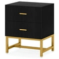 thumbnail image 4 of YYAo End Table, Night Stand,2-Drawer Nightstand, Modern Bedside End Table with Storage, 4 of 5