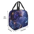 thumbnail image 3 of Pofeuu Enchanted Forest Stag Gathering Print Lunch Bag Lunch Box Insulated Lunch Bag Adult Lunch Box for Men and Women, 3 of 8