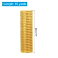 thumbnail image 2 of 2pcs Deco-Mesh, 10 Inch x 10 Yard Deco-Mesh Ribbon Roll Foil Metallic for Christmas Tree Wreaths, Gold, Gold, 2 of 6