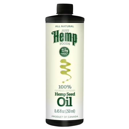 Just Hemp Foods Hemp Seed Oil, 8.5 Fl Oz (Plastic (Best Way To Extract Cbd Oil)