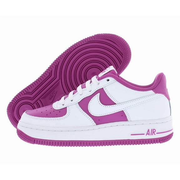 Nike Air Force 1 BG GS Girls Shoes Size 4, Color: White/Hot Fuschia