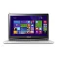 thumbnail image 2 of ASUS Transformer Book Flip TP500LA-WH71T(WX) - Flip design - Intel Core i7 - 5500U / up to 3 GHz - Win 10 Home 64-bit - HD Graphics 5500 - 8 GB RAM - 1 TB HDD - 15.6" touchscreen 1366 x 768 (HD) - black, silver, 2 of 12