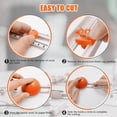 thumbnail image 3 of Cortador de papel circular ajustable, cortador de papel giratorio, herramienta para hacer álbumes de recortes con cuchillas de repuesto(naranja), 3 of 5