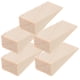 thumbnail image 1 of EeaseMX 5 topes de puerta de madera resistentes, prácticos topes triangulares de cuña para puerta, resistentes, para uso doméstico, tamaño S, 1 of 8
