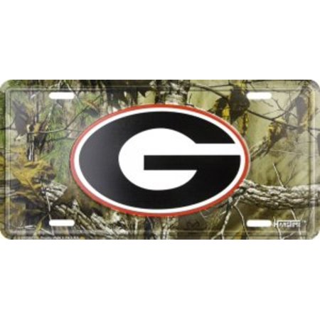 Georgia Bulldogs Cargo - Georgia Bulldogs Camo Metal License Plate