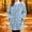 Light Blue, variant on Fuzzy Woman Jackets Fleece Ladies Mid-Length Army Green Jackets Casual Full Sleeve Lightweight Tops,L