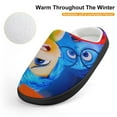 thumbnail image 4 of Film Inside Out Soft Plush Slippers for Boys Girls Winter Warm Cotton Slippers with Rubber Sole Non-Slip Kid's Slip on Shoes Fluffy House Slippers For Indoor And Outdoor, 4 of 8