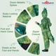 thumbnail image 3 of Disfraz de dinosaurio T-Rex de Dress Up America para niños, color verde, 3 of 7
