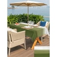 thumbnail image 5 of Outdoor Tablecloth with Umbrella Hole for Patio/Picnic/Party/Camping, Sage Green Ombre Waterproof Table Cloth Rectangle Table Cover Washable, Modern Abstract Art Texture (52"x 70"), 5 of 8