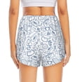 thumbnail image 4 of Vsdgher Fitness Guru Print Women's Running Double Layer Shorts High Waisted with Pockets Elastic Yoga Workout Athletic Gym Sports, 4 of 8