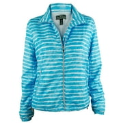 Ralph Lauren Active Women's Zip-Up Striped Active Jacket-TW-L