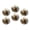 C0579, variant on Glass Refrigerator Magnet 6Pcs Magnetic Fridge Sticker,Decor for Kitchen,Whiteboard,Cabinet,Oil Painting Style Corgi Dog