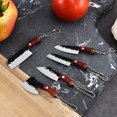 thumbnail image 2 of Mini Chef Knife Keychain with Sheath Multi-functional Pocket Knife Sharpener for Package Opener Box Cutter Letter Opener Camping Accessories, 2 of 7