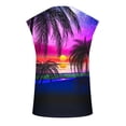 thumbnail image 5 of IROINNID Round Neckline Tank Tops For Men Sleeveless Sports Tank Tops Vest Pullover Graphic Print Tops, 5 of 5