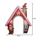 thumbnail image 4 of Inflable Navideño Holiday Time De Arco 335 cm Altura con Escena de Pan de Jengibre Grande, 4 of 4
