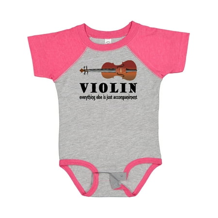 

Inktastic Violin Humor Music Gift Baby Boy or Baby Girl Bodysuit