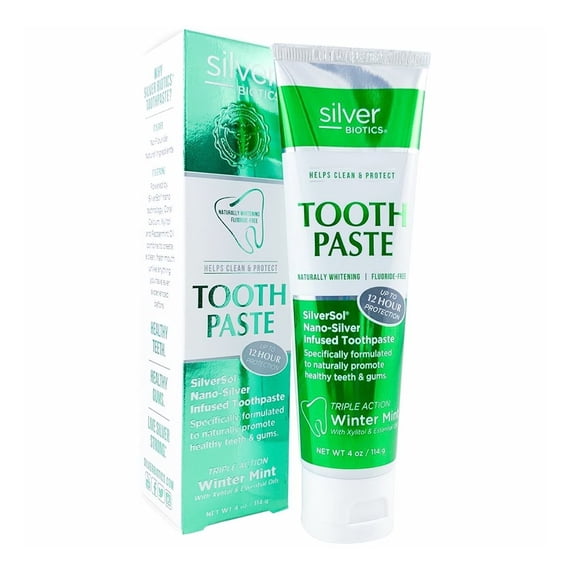 American Biotech Labs Silver Biotics Toothpaste Nano-Silver Toothpaste, 4 Oz