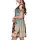 thumbnail image 2 of Balery Hot Air Balloon Guinea Pig Vestidos sueltos de manga corta para mujer, vestidos de verano 2025, vestidos casuales de corte A con vuelo., 2 of 6