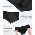 thumbnail image 2 of Sunm Boutique Seamless Underwear for Women Cheeky Low Rise Scalloped Edge Hipster No Show Bikini Panties S-XL, 2 of 7