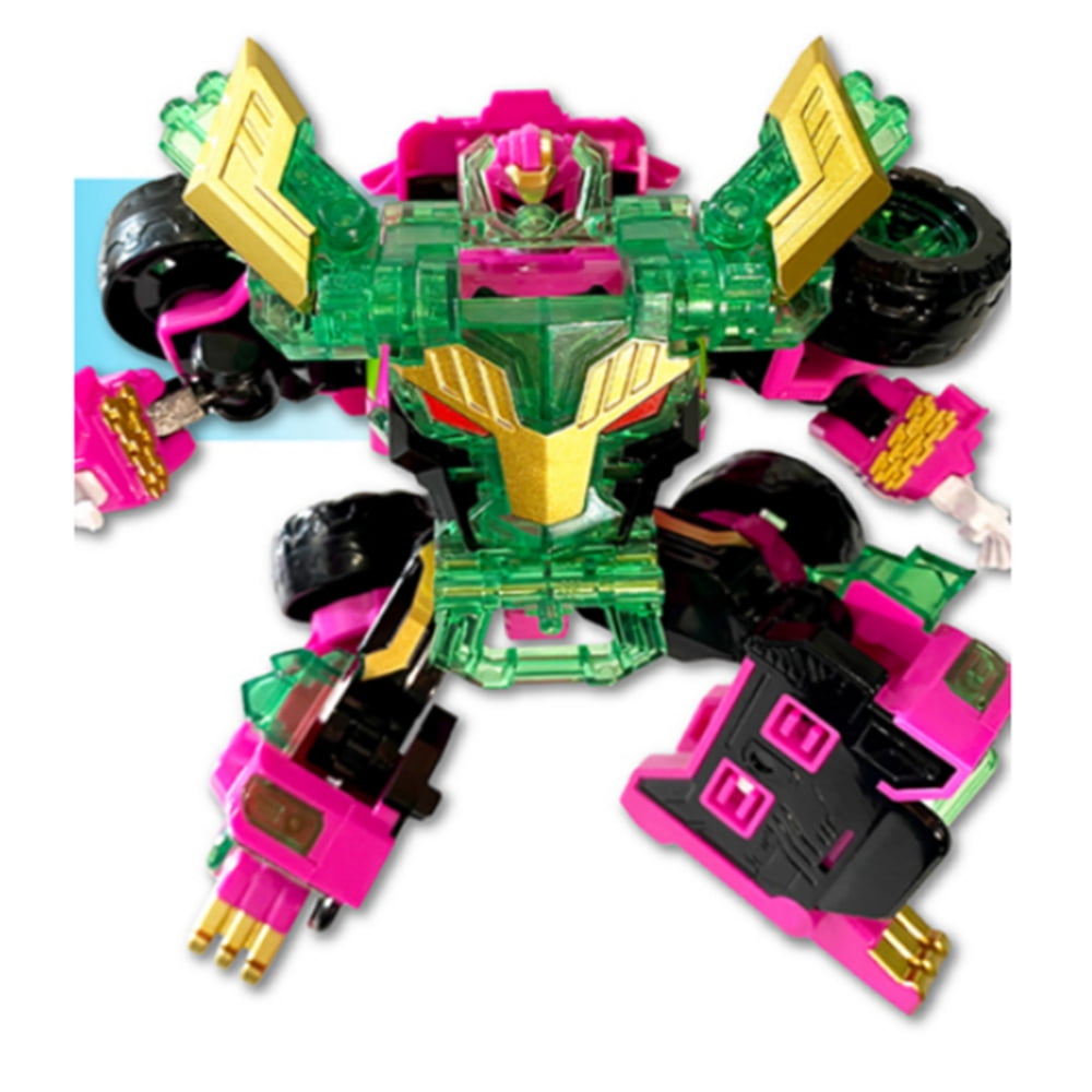 SAMG Metal Cardbot S Buffalo Crush Transforming Robot Toy