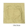 thumbnail image 1 of BUYISI 100Sheets Imitation Gold Silver Copper Leaf Foil Paper Gilding Craft Durable New Glass, Photo Frame Gold, 1 of 5