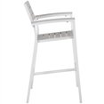 thumbnail image 4 of Modway Tabouret de Bar Extérieur Maine en Blanc et Gris Clair (Ensemble de 2), 4 of 4