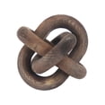 thumbnail image 2 of Wood Chain Decorations 3 Link Wooden Knot Accessories for Coffee Table Boho Style Convenient to Clean and Maintenance Creative Design, 2 of 8