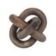 thumbnail image 2 of Conjunto de 2 Unidades de Cadena de Madera para Decoración con Eslabones y Nudos en Tonos Cálidos, 2 of 9