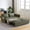 Green, variant on Green Sleeper Sofa Bed with High - quality Backrest Padding / Rock in Comfort Anywhere
