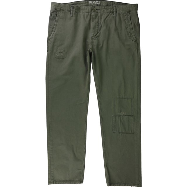 Dockers Alpha Khakis Pantalones casuales para hombre, verde, 36 W x 34 L