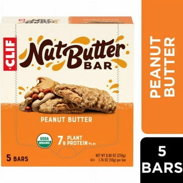 Clif Nut Butter Bar Peanut Butter Organic Filled Energy Bars - 8.8 oz