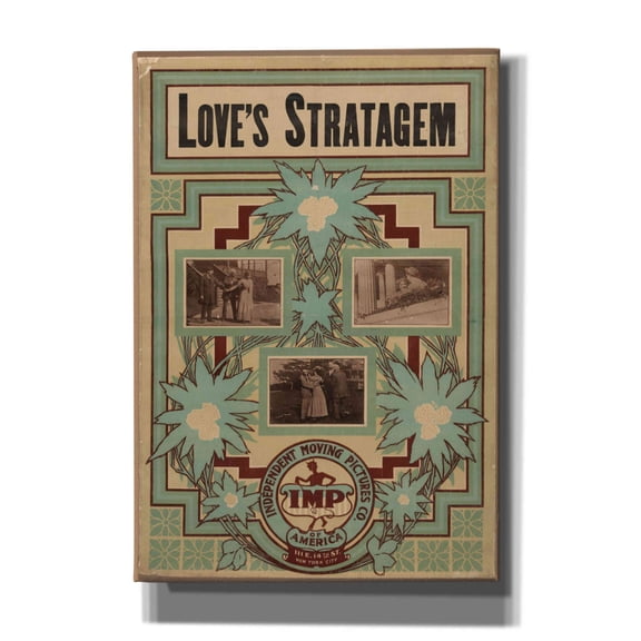 Epic Graffiti 'Love’S Stratagem (1909)' by Epic Portfolio, Giclee Canvas Wall Art, 18"x26"