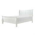 thumbnail image 3 of Vele Full Size Bed with Panel Headboard- Classic White Solid Wood Finish, 3 of 6