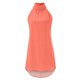 thumbnail image 4 of Vestido largo informal sin mangas con abertura para mujer: vestido largo de verano para la playa, corte A plisado, tallas S-XXL, 4 of 5