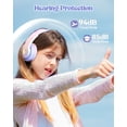 thumbnail image 5 of Kids Bluetooth Headphones Light Up, Wireless/Wired Headphones with Noise Cancelling Microphone, 85/ 94dB Volume Control Headset, Foldable Stereo Headset for Boys Girls Home School, 5 of 7