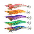 thumbnail image 3 of Cebo de madera para camarones y calamares, 13 cm, 21 g, simulación de camarones, anzuelo de calamar para pesca en el mar que se hunde lentamente, 3 of 4