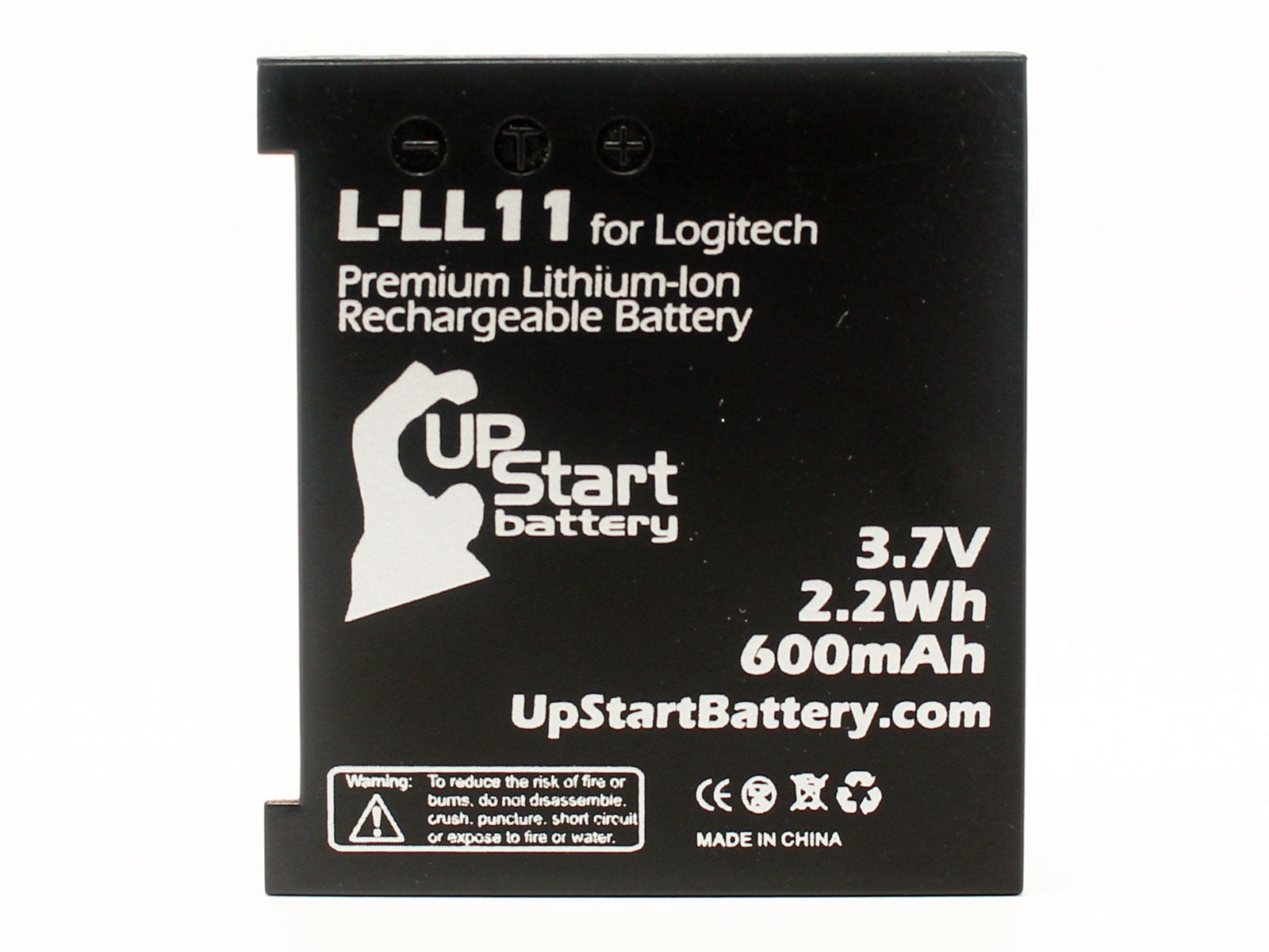 600mAh, 3.7V, Lithium-Ion Logitech G7 Battery Replacement for Logitech L-LL11 Mouse Battery 2X Pack