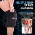 thumbnail image 4 of ActiveWrap - Bloc Réfrigérant pour Genou avec Compression, 2 Blocs de Gel Réutilisables Résistants à la Chaleur et au Froid pour la Douleur au Genou, les Jambes Douloureuses et les Attelles Tibiales. Bloc Réfrigérant Flexible pour Blessure et Gonflement, 4 of 9