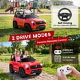thumbnail image 3 of Licensed Toyota Tacoma 24V 2 Seater Truck, Powered Ride on Car Toy with Remote Control, Wisairt 4 Wheeler for Kids Toddler Ages 3-8, Red, 3 of 12