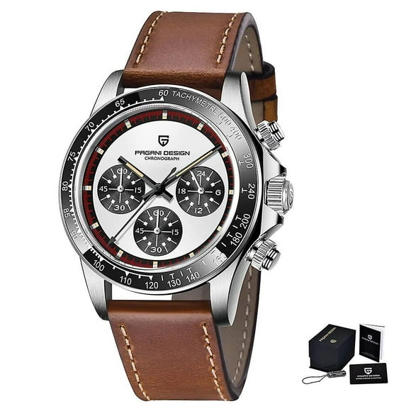 2023 New Pagani Design 39mm Men's Sports Quartz Watches Sapphire Stainless Steel 100m Waterproof Luxury Chronograph Reloj Hombre