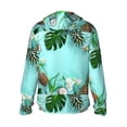 thumbnail image 3 of Fotbe Tropical Pineapple Men's Women's UPF 50+ Sun Protection Jacket Hooded Cooling Shirt with Pockets Hiking Outdoor Performance-3X-Large, 3 of 9