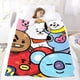 thumbnail image 5 of BT21 anti-pilling, suave, ligera, esponjosa y acogedora de lujo para hogar y cocina – Perfecta para niños y adultos,150X200cm, 5 of 6