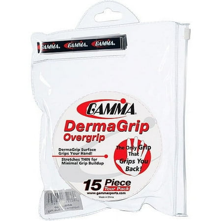 Gamma Derma Grip Overgrip White 15 Pack