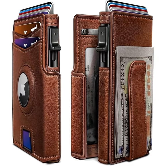 Men's Wallet | Ultra-Thin Bifold Wallet with Credit Card Holder, Bill Clip, ID Window, Rfid Blocking, Ideal Gift for Father's Day and Thanksgiving