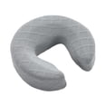 thumbnail image 4 of Voxware Face Down Pillow Prone Headrest U Shaped Cushion Ergonomic Sponge Material Compact Foldable Portable Suitable for Professional Therapists Home Bedrooms Beauty Salons Light Gray, 4 of 8