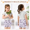 thumbnail image 3 of joogoo Lavender Flower Girls Lined Shorts Bike Dance Bottoms 6T, 3 of 7